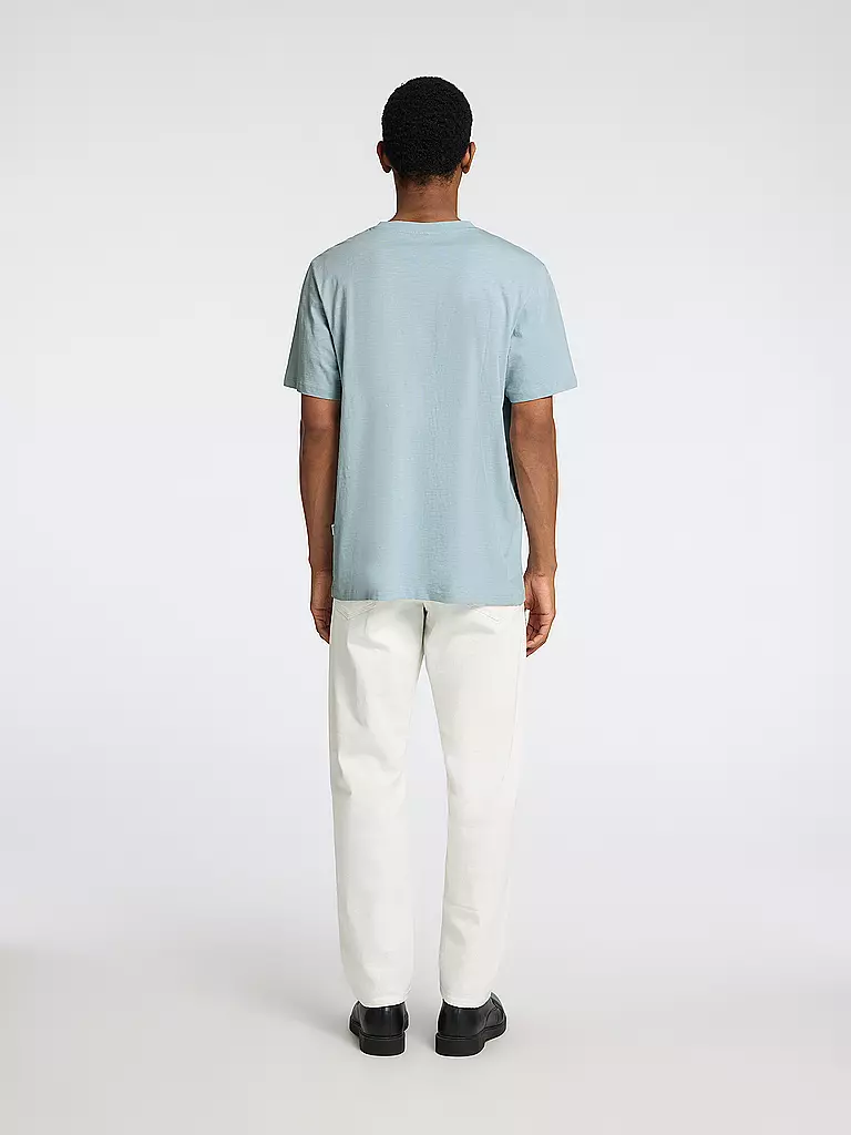 SELECTED | T-Shirt SLHASPEN | hellblau