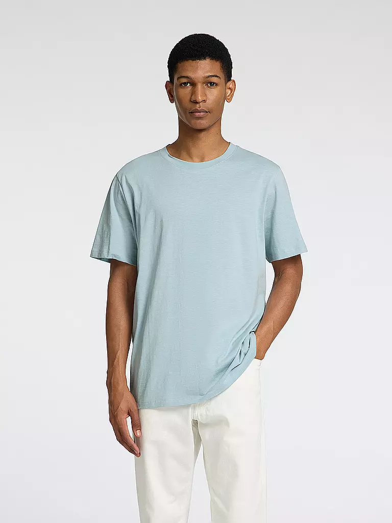 SELECTED | T-Shirt SLHASPEN | hellblau
