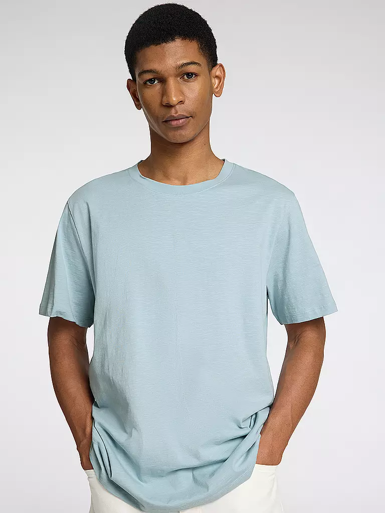 SELECTED | T-Shirt SLHASPEN | hellblau