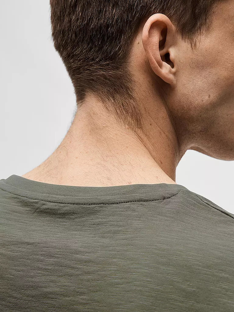 SELECTED | T-shirt SLHASPEN | grün