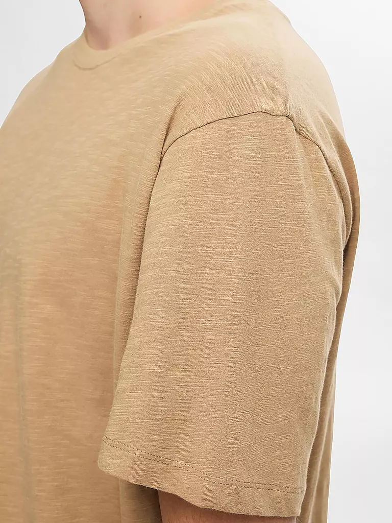 SELECTED | T-shirt SLHASPEN | beige