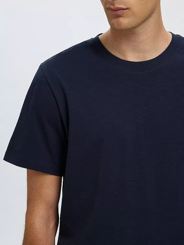 SELECTED | T-shirt SLHASPEN | blau