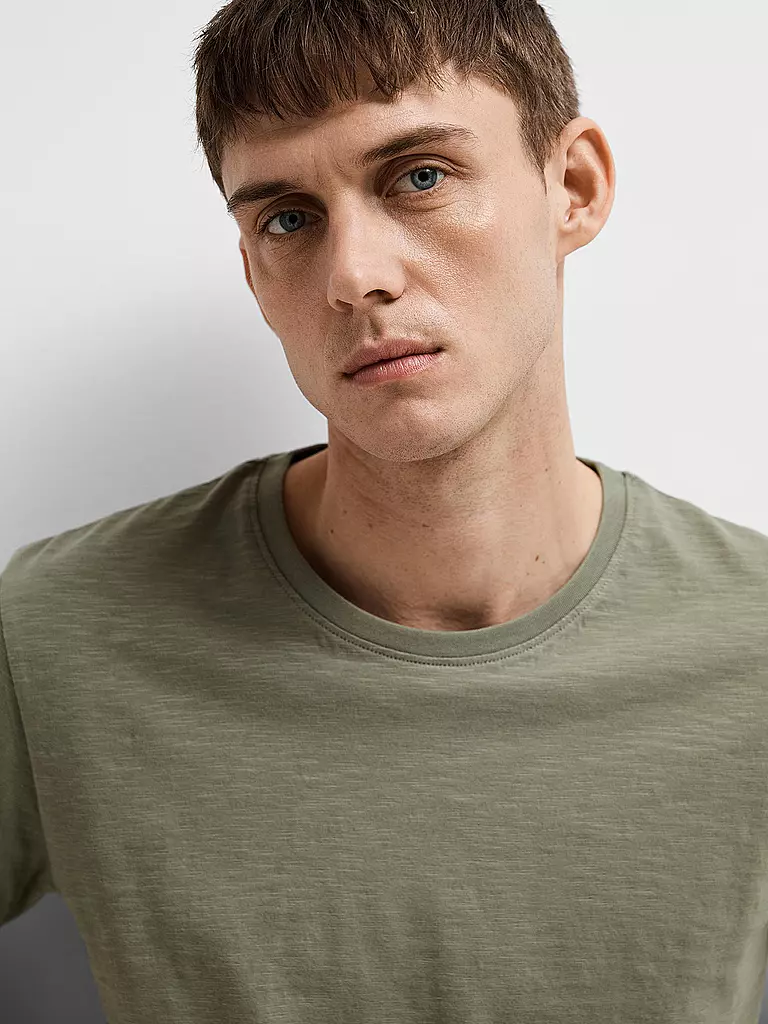 SELECTED | T-shirt SLHASPEN | grün
