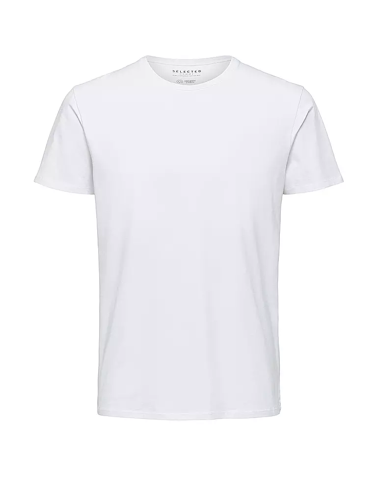SELECTED | T-Shirt SLHNEWPIMA | Blanc