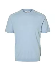 SELECTED | T-Shirt SLHTRAY | Bleu clair