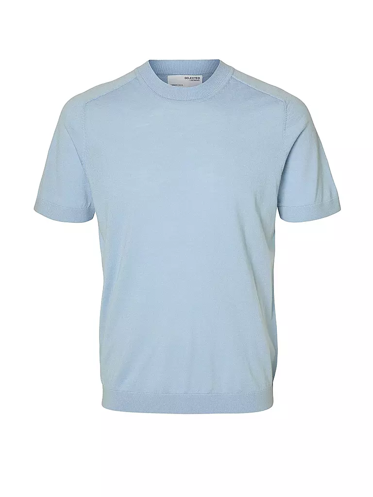 SELECTED | T-Shirt SLHTRAY | Bleu clair