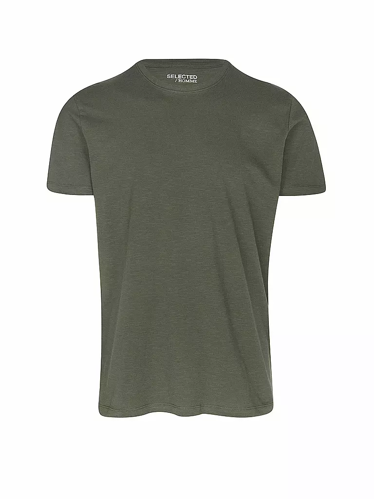 SELECTED | T-shirt T-shirt SLHASPEN | Olive