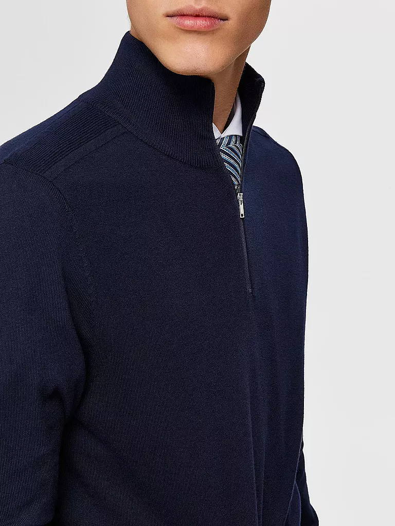 SELECTED | Troyer Pullover SLHBERG | Bleu