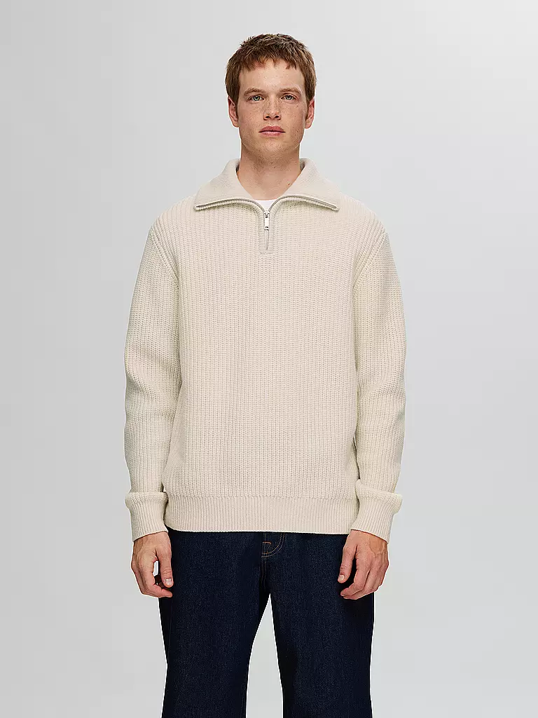 SELECTED | Troyer Pullover SLHLAND | Crème