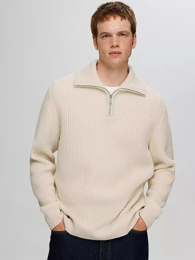 SELECTED | Troyer Pullover SLHLAND | Crème