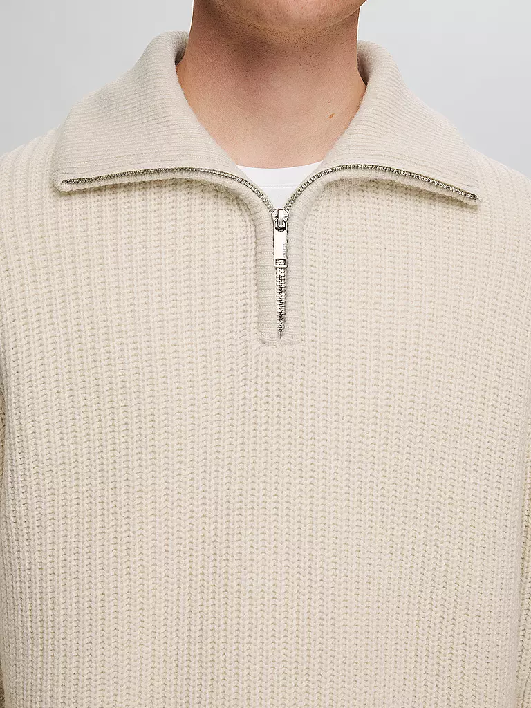 SELECTED | Troyer Pullover SLHLAND | Crème