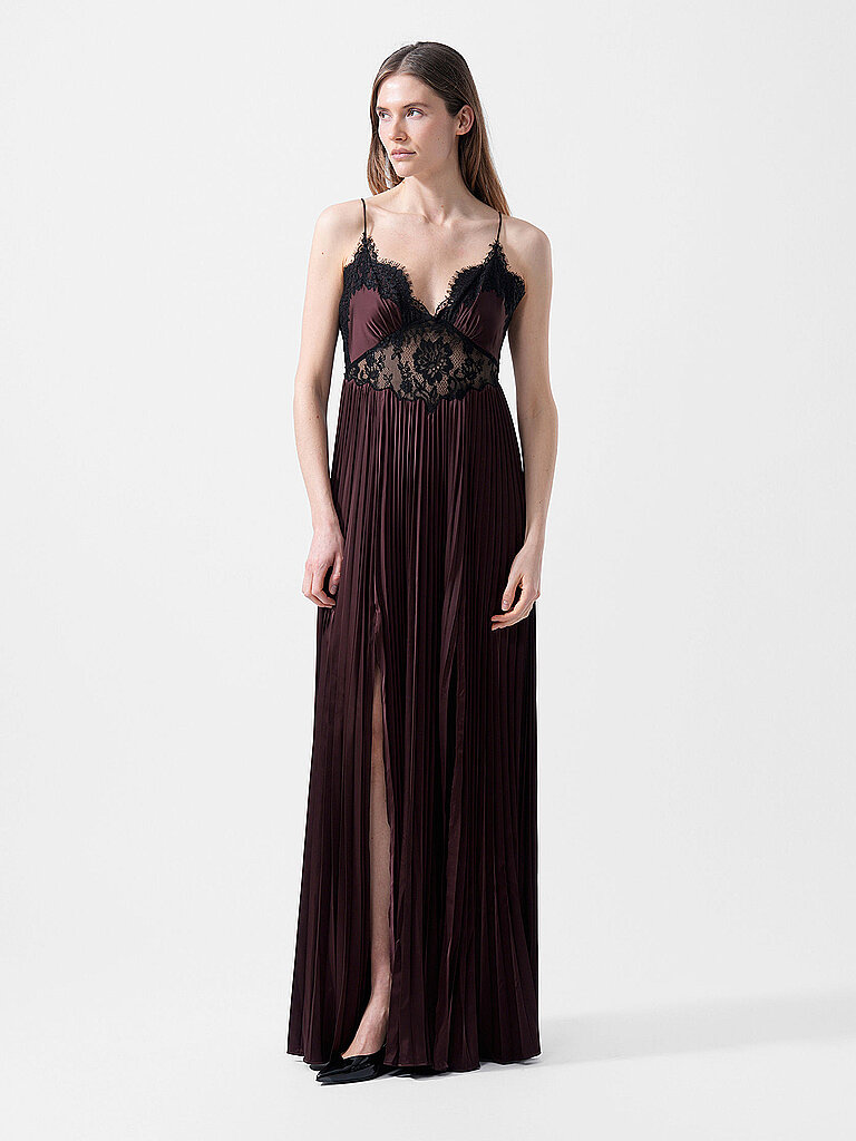 Robe de soirée marron 40