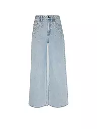 SELF-PORTRAIT | Jeans Flared Fit | Bleu clair