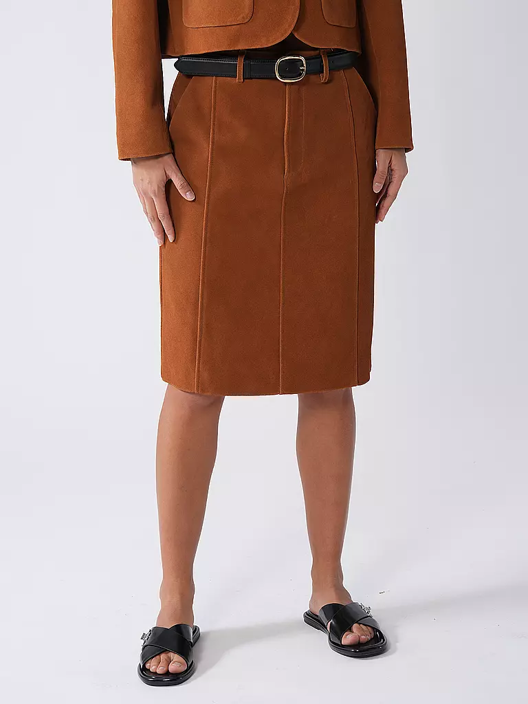 SELF-PORTRAIT | Jupe en cuir | 