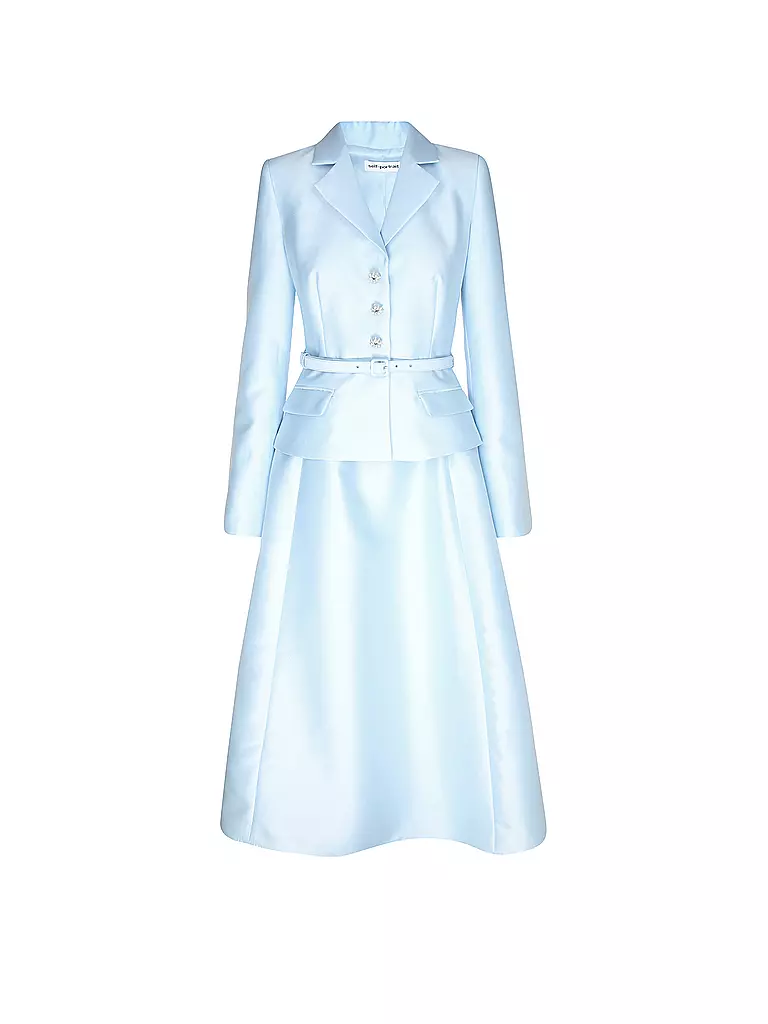 SELF-PORTRAIT | Midikleid  | Bleu clair