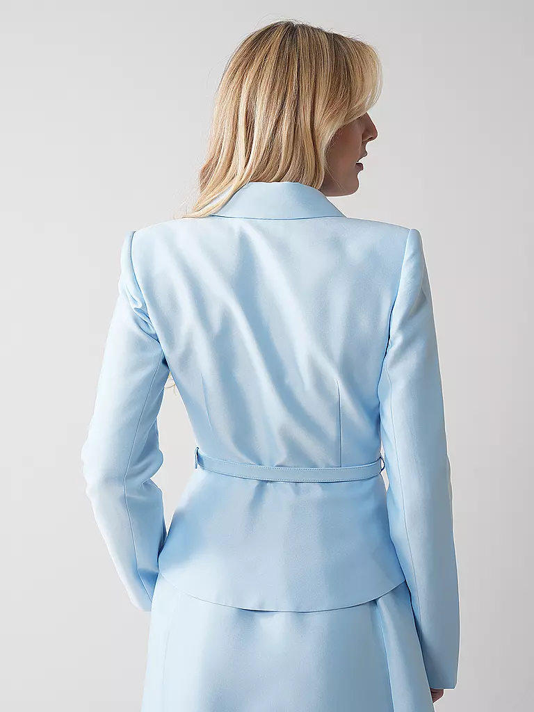 SELF-PORTRAIT | Midikleid  | Bleu clair