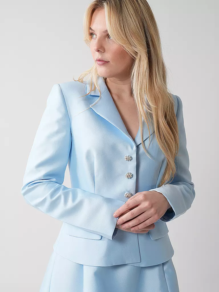 SELF-PORTRAIT | Midikleid  | Bleu clair