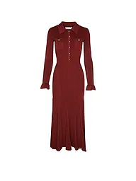 SELF-PORTRAIT | Midikleid | Rouge foncé
