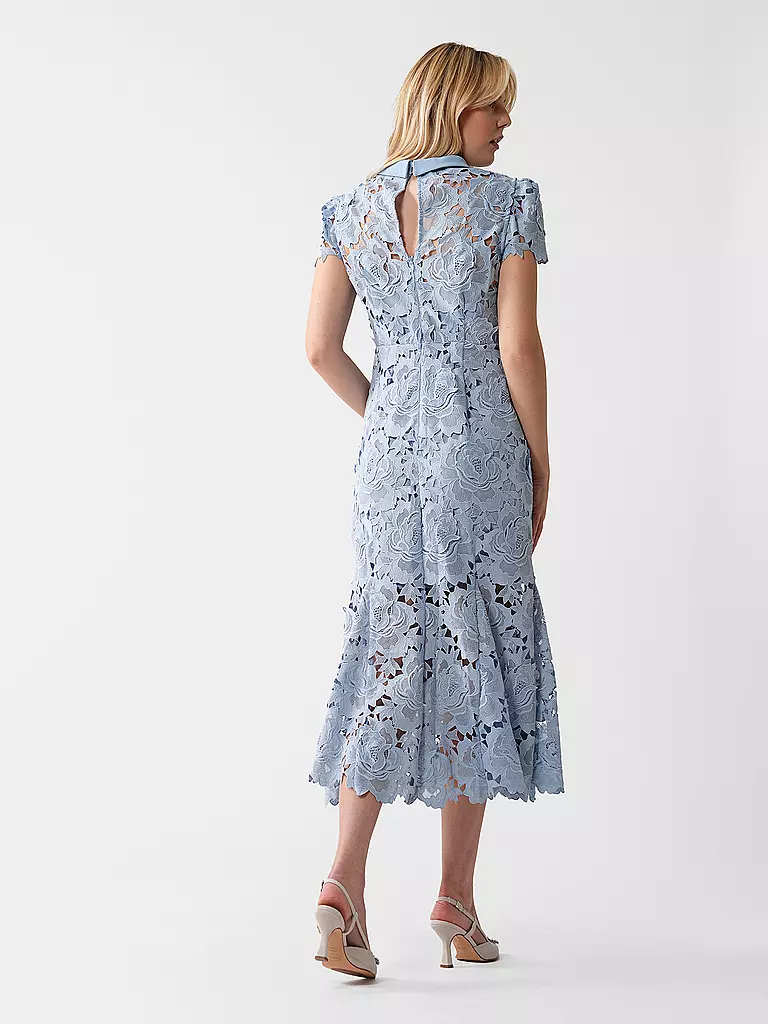 SELF-PORTRAIT | Midikleid | Bleu clair