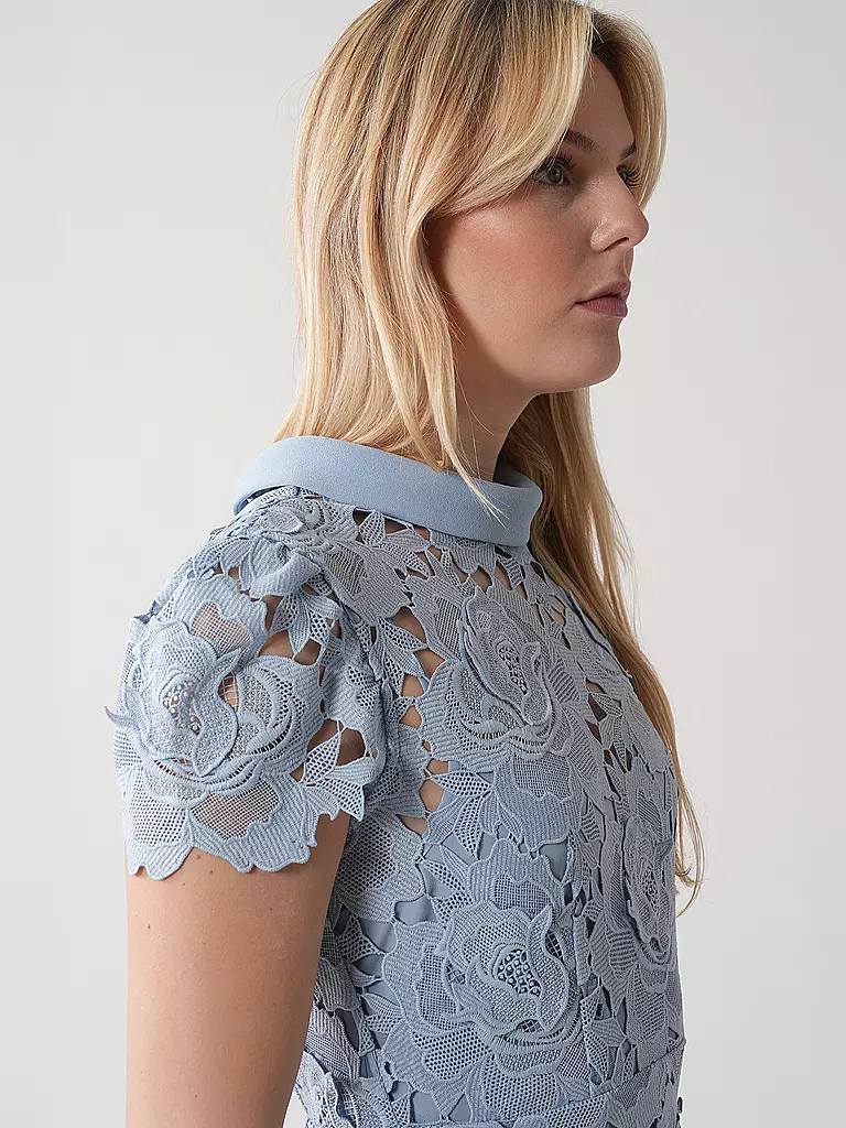 SELF-PORTRAIT | Midikleid | Bleu clair