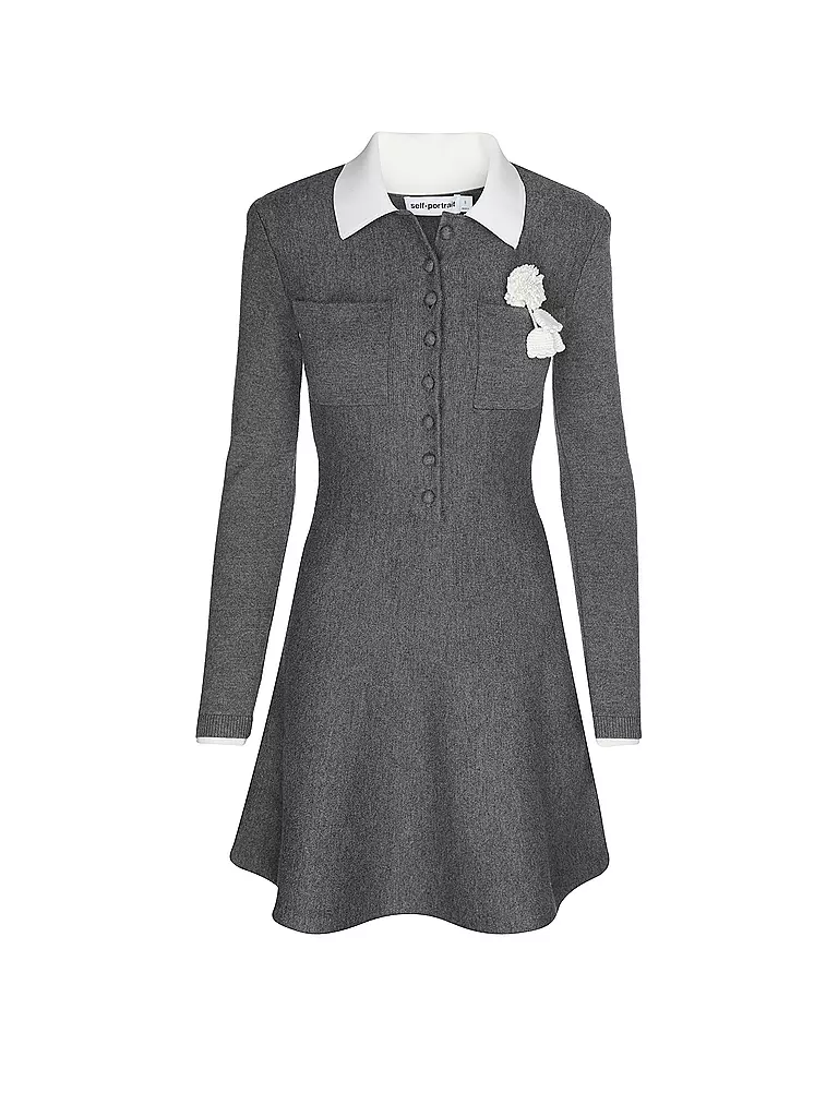 SELF-PORTRAIT | Mini-robe | Gris