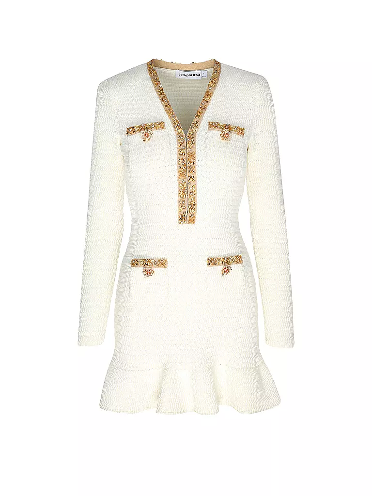 SELF-PORTRAIT | Minikleid  | Crème