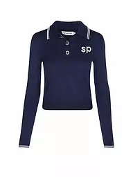 SELF-PORTRAIT | Polo | Bleu foncé