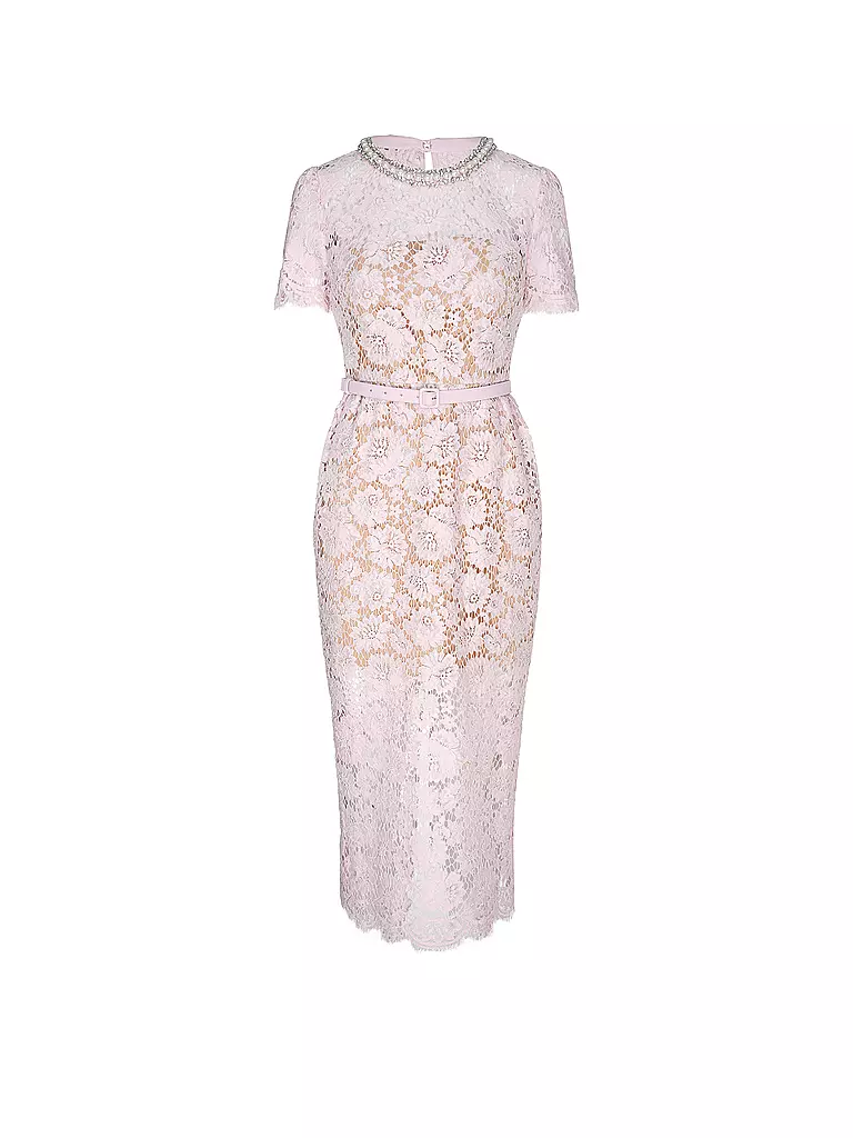 SELF-PORTRAIT | Robe midi | Rose