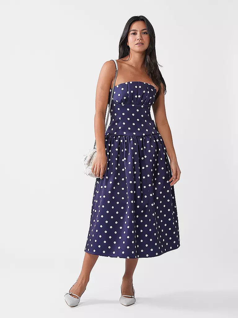 SELF-PORTRAIT | Robe midi | dunkelblau