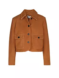 SELF-PORTRAIT | Veste en cuir | Marron