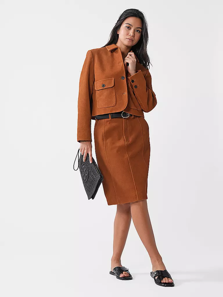 SELF-PORTRAIT | Veste en cuir | braun