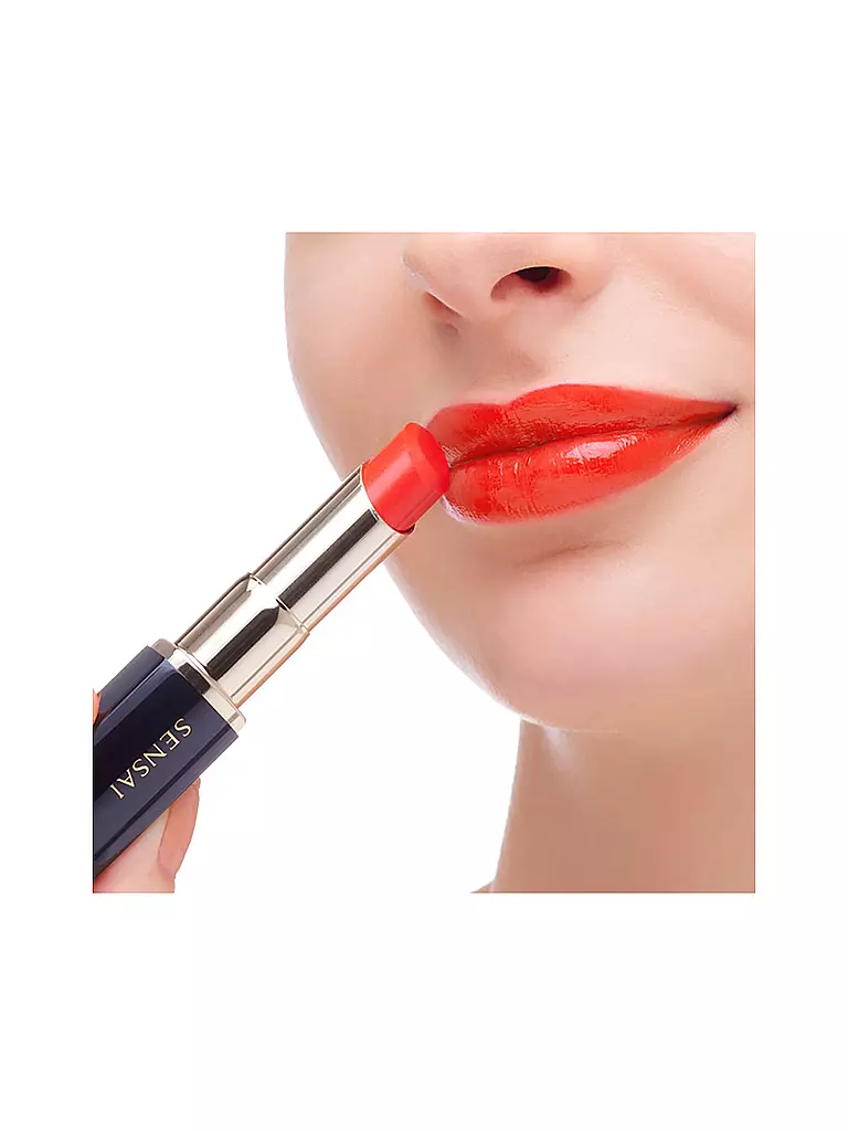 SENSAI | Rouge à lèvres - Recharge Lasting Plump Lipstick (LPL02 Vivid Orange) | 