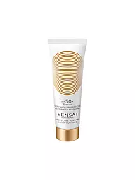 SENSAI | Silky Bronze - Crème Solaire Protectrice Visage SPF 50+ 50ml | Aucune couleur