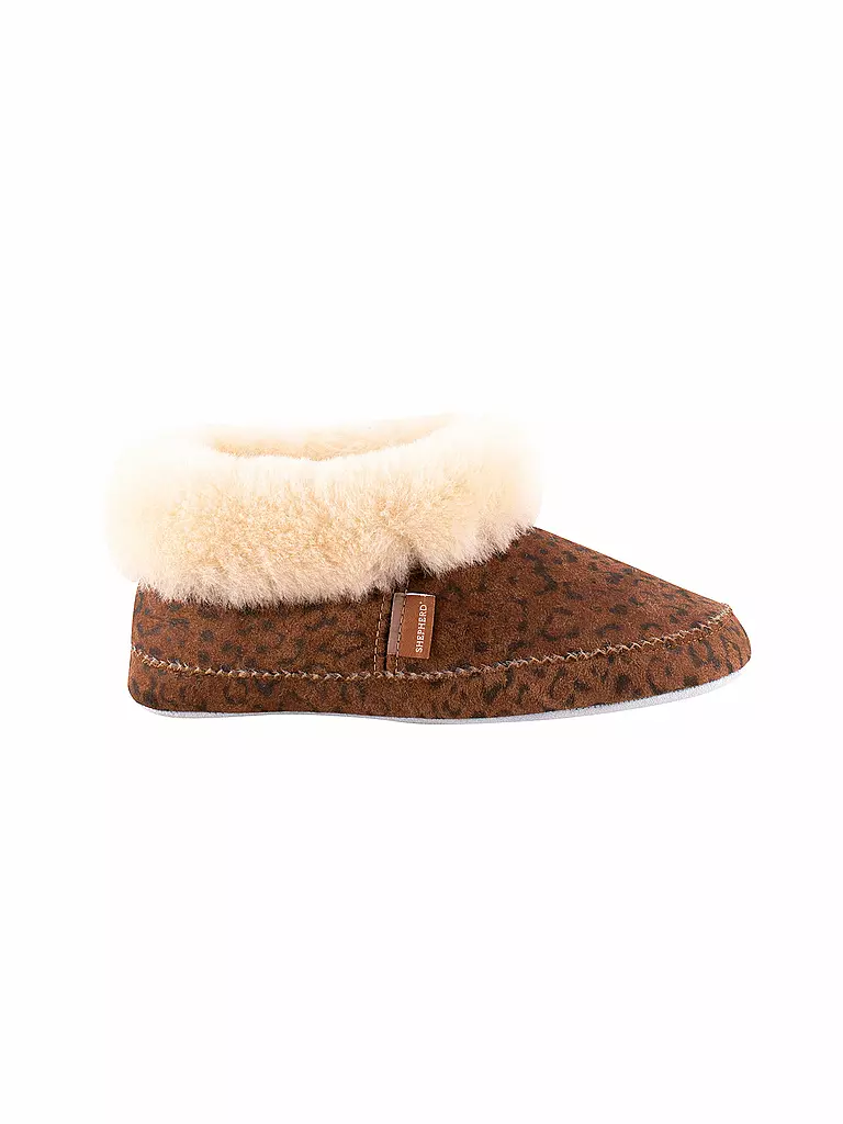 SHEPHERD OF SWEDEN | Chaussons - Pantoufles en peau de mouton Emmy | camel