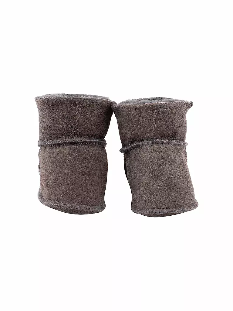 SHEPHERD OF SWEDEN | Chaussons bébé en peau de mouton Borås | grau