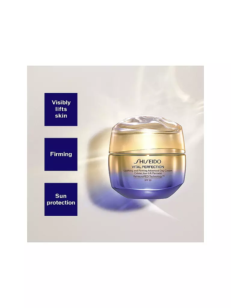 SHISEIDO | Crème pour le visage - Vital Perfection Uplifting and Firming Advanced Day Cream SPF30 50ml | Aucune couleur
