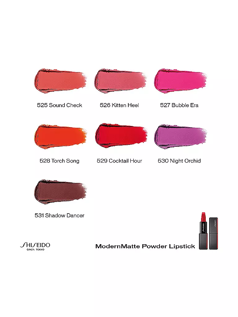 SHISEIDO | Rouge à lèvres - ModernMatte Powder Lipstick (525 Sound Check) | rosa