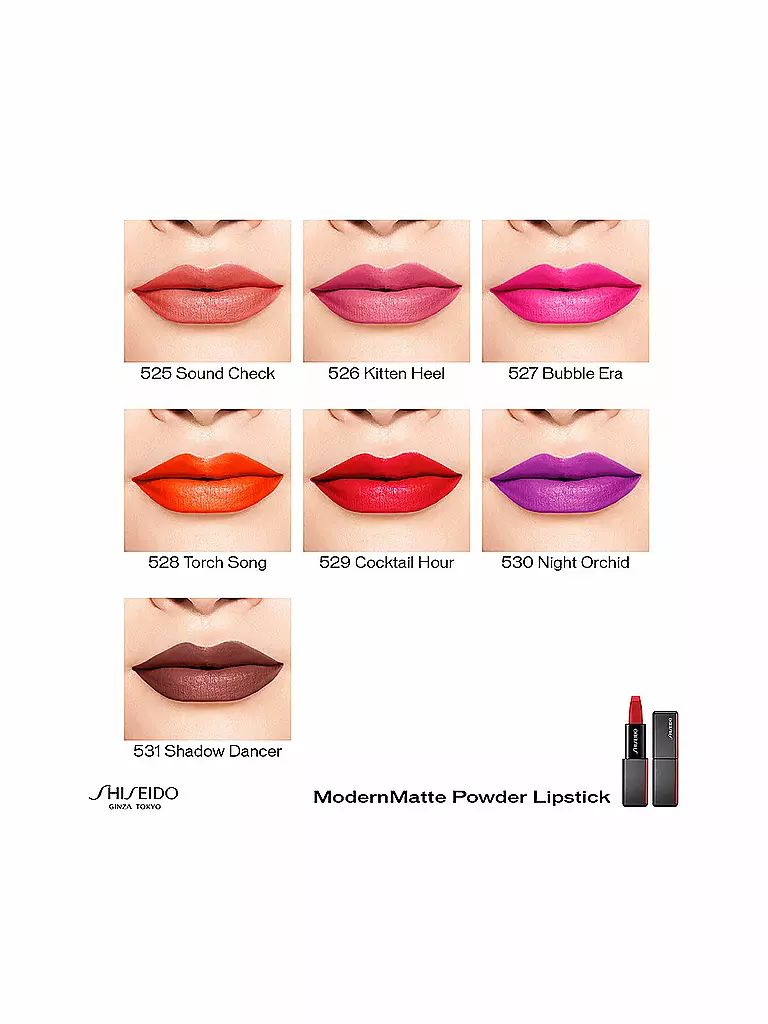 SHISEIDO | Rouge à lèvres - ModernMatte Powder Lipstick (525 Sound Check) | rosa