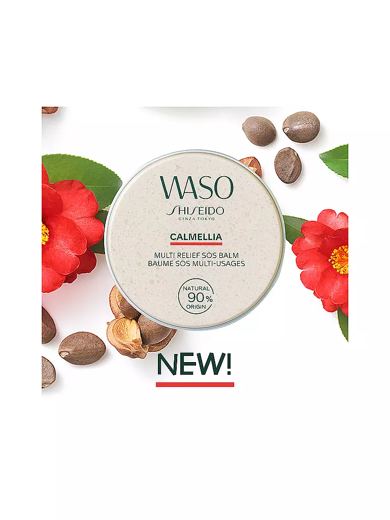 SHISEIDO | WASO CALMELLIA Baume SOS Multi-Réconfort 20 g | 
