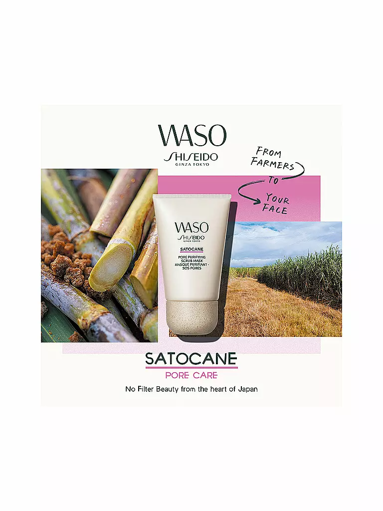 SHISEIDO | WASO SATOCANE MASQUE GOMMANT PURIFIANT PORES 50ml | 
