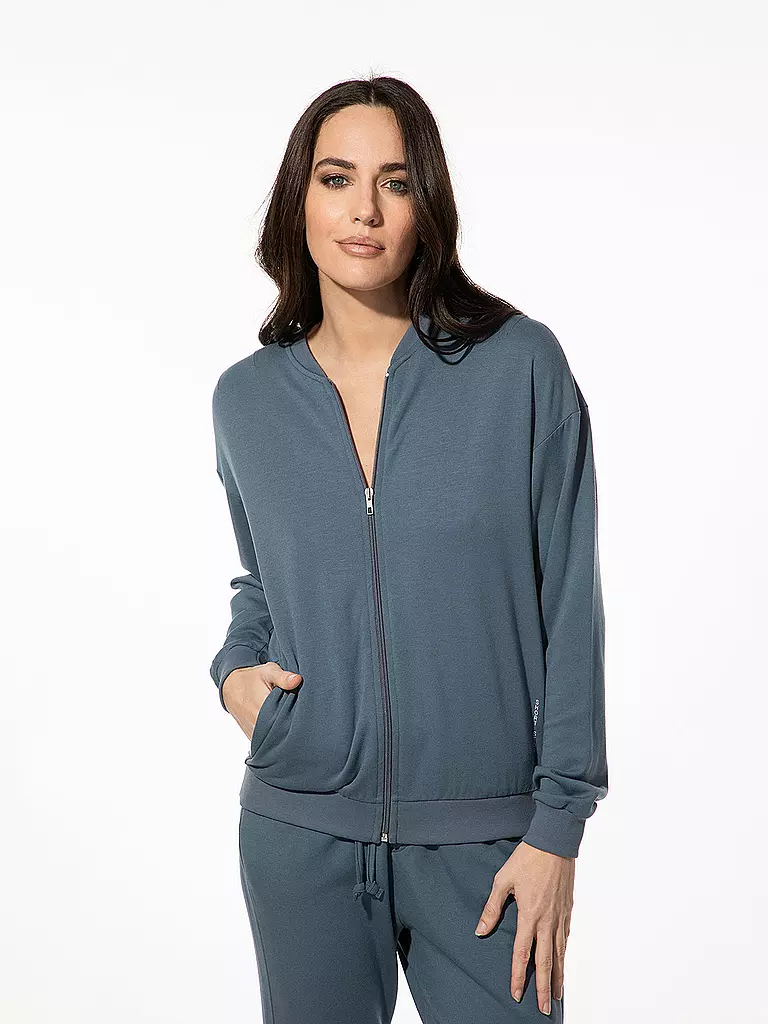SHORT STORIES | Sweat zippé de détente | blau