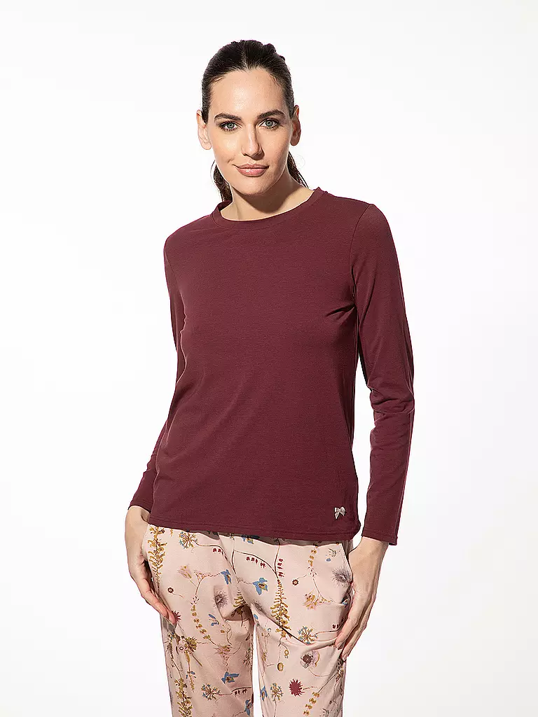 SHORT STORIES | T-shirt à manches longues | dunkelrot