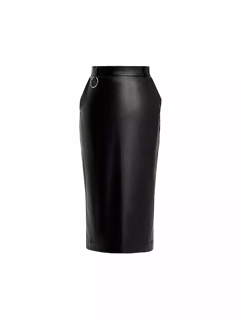 SILVIA SCHNEIDER | Jupe aspect cuir | schwarz