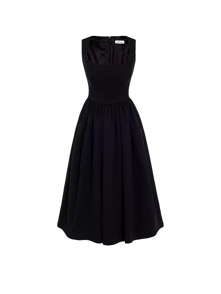 SILVIA SCHNEIDER | Robe midi | schwarz