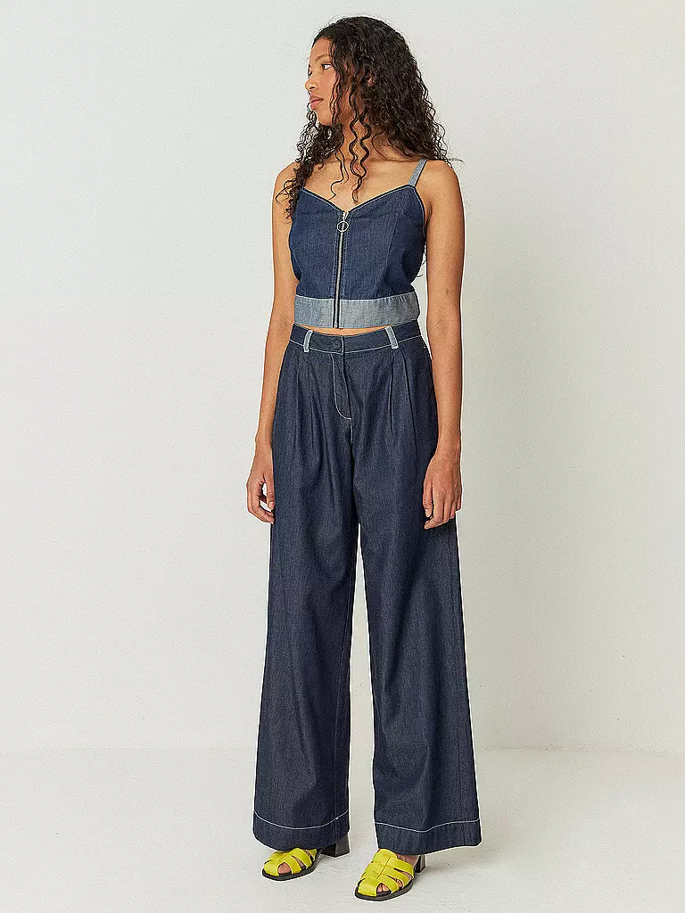 SKFK | Jeans Wide Leg ALMIKE | dunkelblau