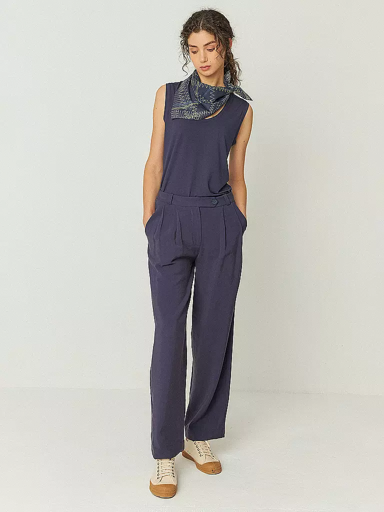 SKFK | Pantalon de tailleur HAIDE | dunkelblau