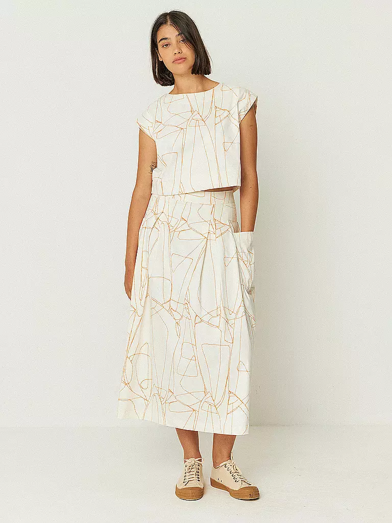 SKFK | T-shirt blouse JANA | Blanc