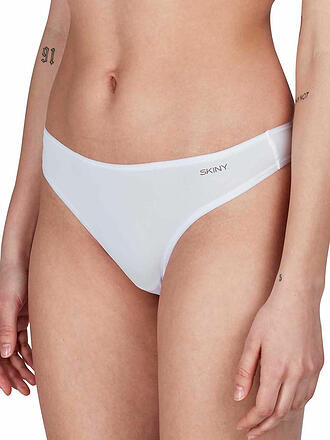 SKINY | String lot de 2 "Micro Lovers" (Blanc)