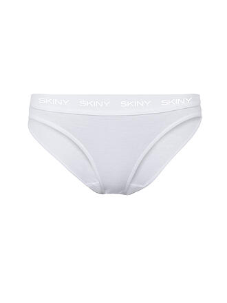 SKINY | Rio Slip Lot de 2 COTTON RIB blanc
