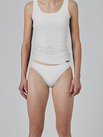 SKINY | Rio Slip Lot de 2 COTTON RIB blanc